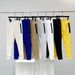 Men's Clothing New Men's Knitted Back Tapered Sweatpants Sports Leisure Training Pants 496 Back Zipper_viptrois.com