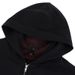 Fau’x Two-tone Solid Color Zippered Hoodie Sweatshirt_viptrois.com