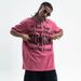 American Style 260G Portrait Letter Print Loose Cotton Short Sleeve T-Shirt Unisex Streetwear_viptrois.com