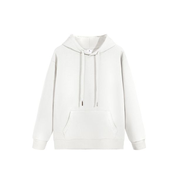 K Loose Men's Solid Color Hoodie, Double-sided Sweatshirt, Casual Long Sleeved Shirt_viptrois.com