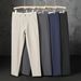 Men's Slim Fit Dress Pants For Business Casual, Wrinkle-Free & Anti-Stretch, Comfortable Office Work Trousers_viptrois.com