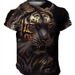 Men's Clothing 3D Printed T Shirt Short Sleeve Street Youth T-Shirts_viptrois.com