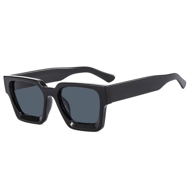 Fashionable Retro Small Square Sunglasses For Men And Women, Retro Brand Designer, Green Sunglasses, Neutral Ins, Trendy Color Glasses, UV400_viptrois.com