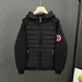 Men's Clothing Winter New Men's Trendy Lightweight Loose Fitting Casual Round Logo Hooded Cotton Jacket_viptrois.com