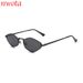 New Polygonal Sunglasses High End Ins Small Frame Design Metal Trend Sunglasses T1280_viptrois.com