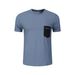 Men's Clothing Elastic Round Neck Quick Drying Breathable Training Short Sleeved Sports Fitness Leisure Outdoor T Shirt Tops_viptrois.com