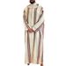 Eid Muslim Men Jubba Thobe Long Robe Saudi Islamic Striped Abaya Caftan Islam Dubai Arab 2024 Summer Morocco Jalabiya_viptrois.com