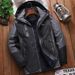 Men's Winter Thermal Jacket – Waterproof Work & Outdoor Coat With Fleece Lining (XL-5XL, Black/Red/Blue/Olive, PU 5000mm, Windproof)_viptrois.com