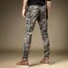 Men's Clothing Youth Spring And Autumn Camouflage Work Jeans Men's Slim Fit Skinny Foot Trendy Casual Long Pants Straight Men_viptrois.com