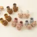 Cute Cartoon Bear Baby Socks for Boy Girl Winter Soft Cotton Anti Slip Soled Newborn Toddler Sock Kids Thicken Socken Warm Socks_viptrois.com