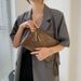 Women's Bags Autumn And Winter Textured Retro Bag For Women New Texture Design Underarm Bag Fashionable Tassel Pleated Shoulder Bag_viptrois.com