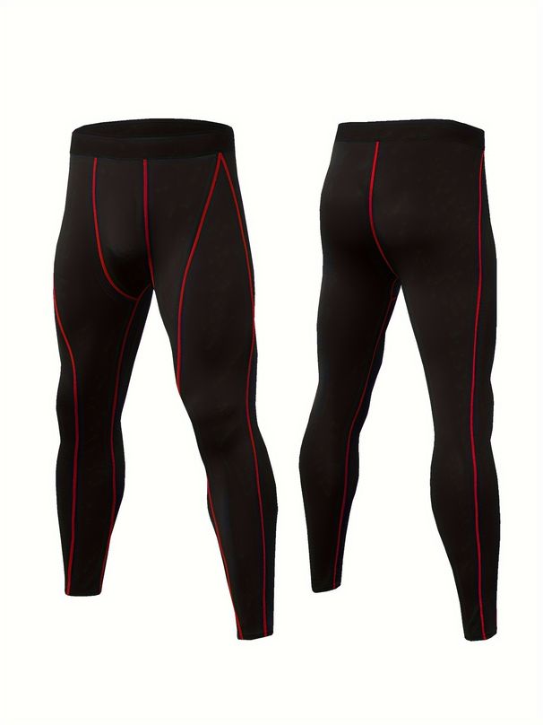 Men's High-Performance Training Pants – Quick-Dry, Moisture-Wicking & Breathable Long Sleeve Workout Trousers (Black/Blue/Gray/Red/Green, XS-XXL)_viptrois.com