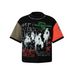 Men's Clothing Hiphop Wasteland Style Splicing Graffiti Rock Style T Shirt Street Casual Short Sleeve Tee Shirt_viptrois.com