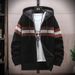 Men's Fleece-Lined Hooded Zip-Up Sweater Jacket - Casual Warm Pullover For Winter, Soft & Comfortable, Plus Size Available_viptrois.com
