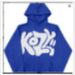 koz Korean Style Autumn Winter New Cartoon Dog Versatile Personality Printed Hoodie Sweatshirt_viptrois.com