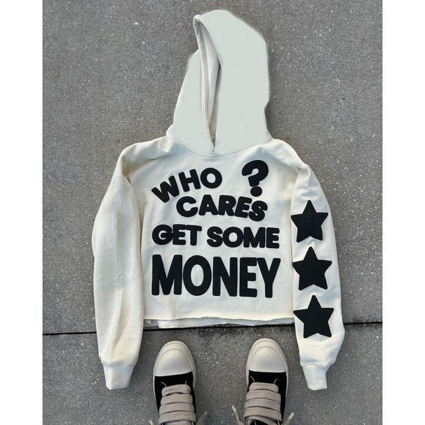 Men's Clothing Y2K Retro Streetwear Hoodie With 3D Foam Print - Oversized Pullover Sweatshirt For Women & Men - Trendy Unisex Fashion_viptrois.com