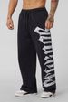 Men's Clothing Sports Pants Muscle Sports Fitness Jogging Trousers Cotton Printed Mid Waist Casual Pants_viptrois.com