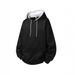Unisex Oversized Hoodie | Streetwear Pullover With Kangaroo Pocket, Ribbed Hem, Lightweight Polyester, Minimalist Design For Men & Women_viptrois.com