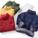 Mother & Kids 2024 New Children's Turtleneck Chunky Fall/Winter Jumper With Extra Pile For Kids_viptrois.com