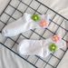 Socks Handmade Flower Socks For Women, Curled Wool Flower Socks, Autumn And Winter Warm Mid Tube Socks, Student Sports Socks_viptrois.com