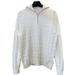Men's Clothing Half Turtleneck Zipper Sweater For Men, High End Lazy Pullover Long Sleeved Sweater, Fashionable And Versatile White Jacket_viptrois.com