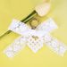 New Ballet Lace Lace Bow Handmade Pearl Love Pendant Korean Style Decorative Keychain Bag Ornaments_viptrois.com
