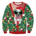 Pure New European And American Style 3D Printed Animal Kitten Pattern Men's Crew Neck Sweatshirt Couple Outfit Christmas_viptrois.com