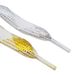 Shoelaces Flat 1.8cm Two Color Metal Wire Shoelaces Polyester Widened And Thickened White Shoes Casual Shoe Rope_viptrois.com