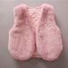 kid's clothing Girls' short fur vest imitation Rex rabbit fur thickened fur coat vest vest_viptrois.com