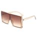 Oversized Square Sunglasses For Women - UV400 Protection, Fashion One-Piece Frame (Seaside & Outdoor Wear, Large Face Fit)_viptrois.com
