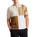 Men's T Shirt Summer New Style Stitching Knitted Polo Shirt_viptrois.com