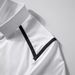 Men’s Short-Sleeve Shirt – Shoulder Strap Detail, Slim Fit, Breathable Cotton Blend, Minimalist Streetwear_viptrois.com