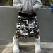 Men's Clothing Spring And Summer New Two Piece Stitching Casual Pants For Men And Women The Same Style Cat Whisker Fur Edged Camouflage Shorts Trend_viptrois.com