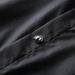 Men's Slim Fit Cotton Shirt Short Sleeve Gold Round Buttons Casual Modern Black White Workwear Inelastic Single Breasted_viptrois.com