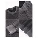 Pure Pure Cross-Border Wholesale Vintage Distressed Autumn Winter American Style 400g Loose Washed Drop Shoulder Pullover Terry_viptrois.com