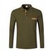 Men's Clothing Men's Polo Shirt Long Sleeve Lapel Business Casual Fashion_viptrois.com