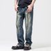Jeans Men Street Personality Denim Trend Brand Oversize High Street Straight Leg Loose Wide Leg Pants_viptrois.com