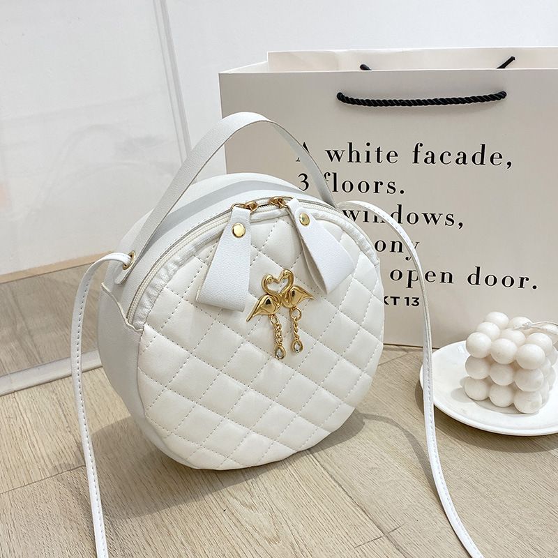 Women’s Bags New Swan Small Round Bag Diamond Crossbody Shoulder Bag HandbagSmall Bag Women_viptrois.com