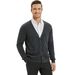 Men's Wool Blend Knit Cardigan V-Neck Long Sleeve Slim Fit Pullover Sweater For Autumn Casual Wear_viptrois.com