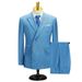 Men's Clothing Large Size Spring New Men's Wedding Dress Color Suit Groomsmen Suit Two Piece Suit_viptrois.com