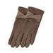 Women's Gloves Winter Gloves For Women, Suede Cold Proof Warm Gloves For Women, Plush And Thick Gloves For Men, Bow Touch Screen Gloves For Women_viptrois.com
