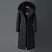Knee-length Men's Down Jacket Winter New Thickened Warm Fashion Trendy Jacket_viptrois.com