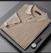 Men's Clothing Short Sleeved Men's New Summer Harajuku White Youth Fashion Polo Shirt Men's Literary Tops_viptrois.com