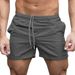 Men's Quick-Dry Beach Shorts With Drawstring Waist - Lightweight Polyester Casual Summer Shorts For Swimming, Travel & Outdoor Activities _viptrois.com