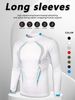 Men's Performance Workout Long Sleeve T-Shirt – =Slim Fit, Breathable & Quick-Dry (Black/White/Grey/Navy/Army Green/Red, EU/US Sizing XS-XXL)_viptrois.com
