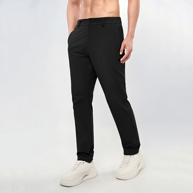 Men's High-Stretch Joggers – Lightweight & Breathable Straight-Leg Pants (Black/Blue/Gray/Green, M-5XL)_viptrois.com