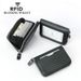 Men's Wallet Card Cases Carbon Fiber Card Holder RFID Anti Magnetic Multi Function Multi Card Slot Short Zipper Coin Purse_viptrois.com