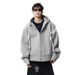 2025 Spring New Design Style Hand woven Rope Solid Color Hoodie Hoodie Sweatshirt Cleanfin Jacket for Men_viptrois.com