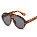 Retro toad sunglasses for women ins large frame street shooting high end sun protection personality fashion sunglasses trend_viptrois.com