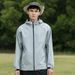 Unisex Waterproof Windbreaker Jacket – Lightweight Hooded Raincoat For Hiking & Urban Wear (Men's/Women's Blue/Navy/Black/Light Grey/Dark Grey)_viptrois.com